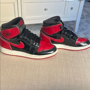 Nike Air Jordan 1 High Black and Red